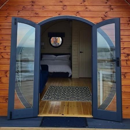Spring Tide Cliff Top Glamping Pod With Direct Sea Views بيرتشينغتون المظهر الخارجي الصورة