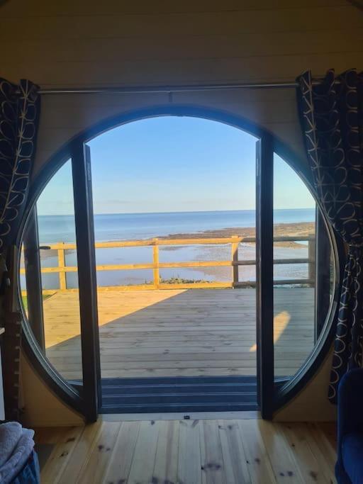 Spring Tide Cliff Top Glamping Pod With Direct Sea Views بيرتشينغتون المظهر الخارجي الصورة