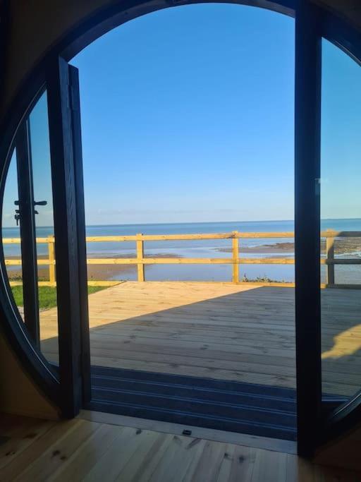 Spring Tide Cliff Top Glamping Pod With Direct Sea Views بيرتشينغتون المظهر الخارجي الصورة