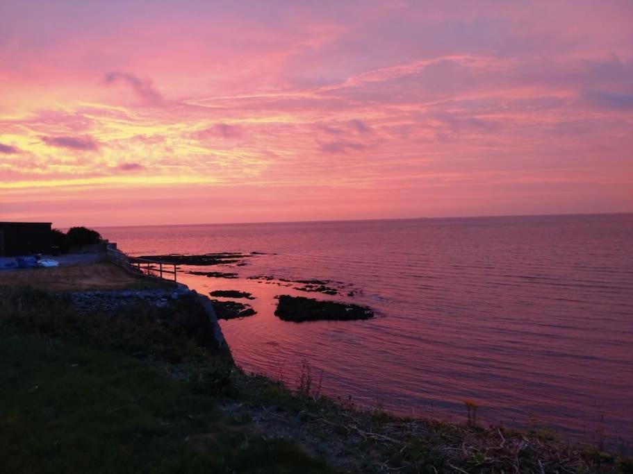 Spring Tide Cliff Top Glamping Pod With Direct Sea Views بيرتشينغتون المظهر الخارجي الصورة