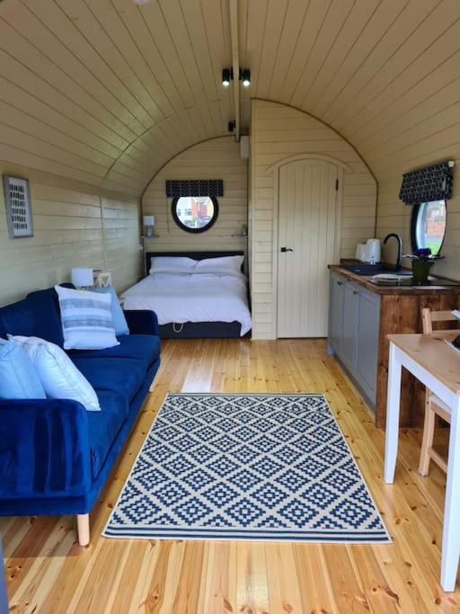 Spring Tide Cliff Top Glamping Pod With Direct Sea Views بيرتشينغتون المظهر الخارجي الصورة